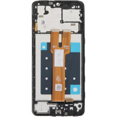 Дисплей с сенсорным экраном (модуль) Samsung A066 Galaxy A06 5G, черный, с рамкой оригинал