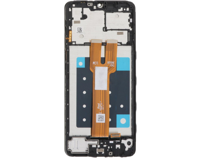 Дисплей с сенсорным экраном (модуль) Samsung A066 Galaxy A06 5G, черный, с рамкой оригинал