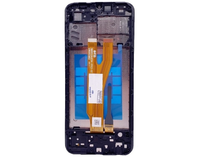 Дисплей с сенсорным экраном (модуль) Samsung A032 A03 Core, черный, с рамкой, оригинал
