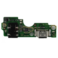 Шлейф для Tecno Spark Go 2024, (BG6) / Spark 20 KJ5n коннектора зарядки, микрофона, с компонентами оригинал