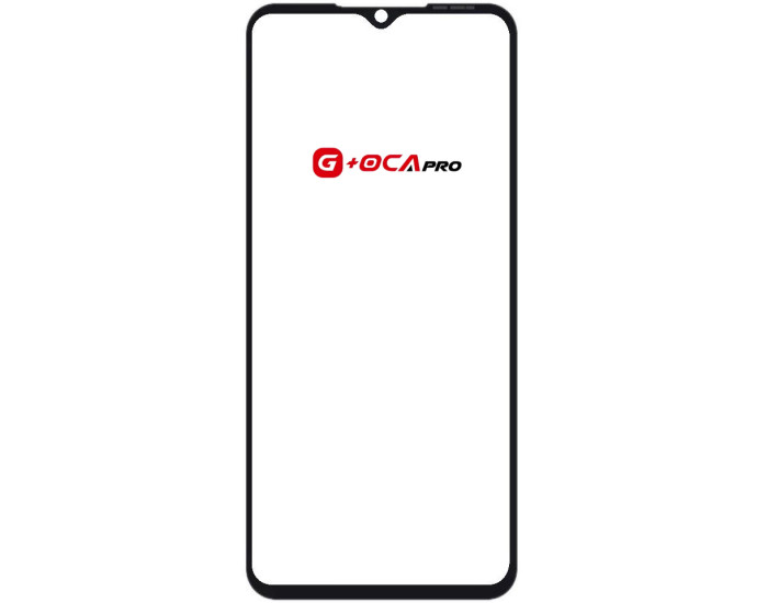 Стекло фронтальное с OCA-пленкой ZTE Blade A54 /A34, черное оригинал  G+OCA PRo