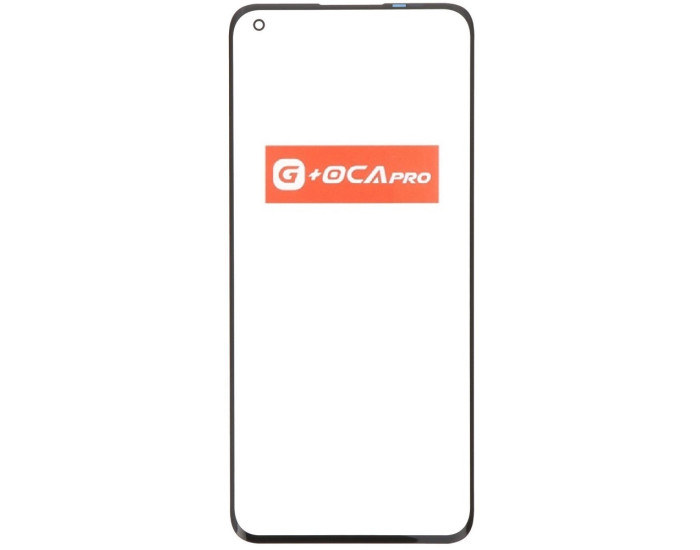 Стекло фронтальное с OCA-пленкой OnePlus 10 Pro /Oppo Find X5 Pro, черное G+OCA PRo