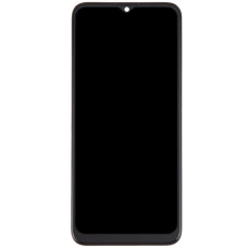 Дисплей з сенсорним екраном (модуль) Motorola XT2097-6 Moto E7 Power/XT2097-13 Moto E7i Power, чорний з рамкою