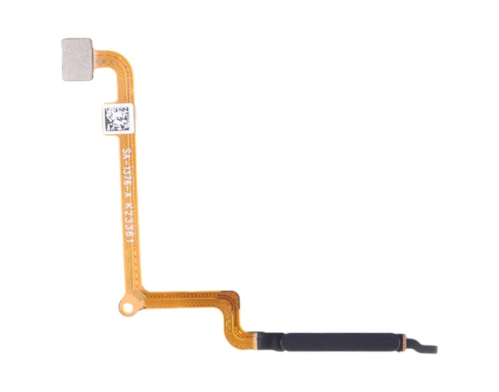 Шлейф для Xiaomi Redmi 13C /Poco C65, сканер відбитка пальця (Touch ID) чорний, оригінал