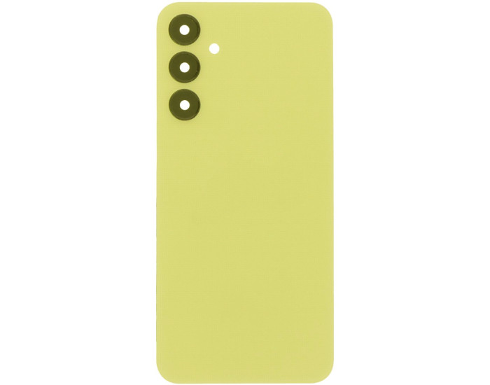 Задняя панель корпуса для Samsung A256, Personality Yellow со стеклом камеры
