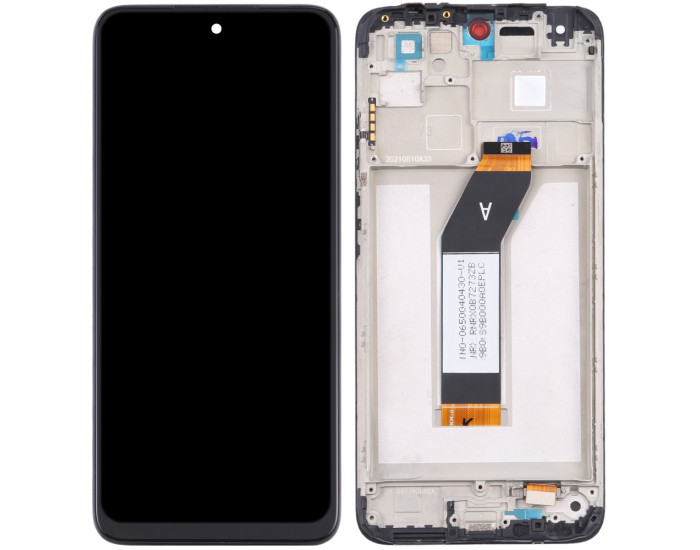 Дисплей с сенсорным экраном (модуль) Xiaomi Redmi 10, черный с рамкой