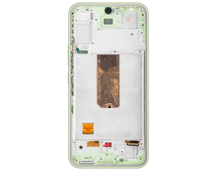 Дисплей з сенсорним екраном (модуль) Samsung A546 Galaxy A54 5G, чорний з рамкою зеленої, сервісна упаковка GH82-31232C