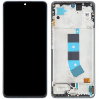 Дисплей з сенсорним екраном (модуль) Xiaomi Redmi Note 13 4G синій з рамкою переклеювання
