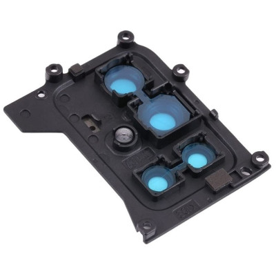 Скло камери для Xiaomi Redmi 10 / Redmi 10 Prime / Redmi 10 Prime 2022, з рамкою чорний