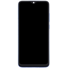 Дисплей с сенсорным экраном (модуль) Xiaomi Redmi Note 8 Pro, Single Sim, черный с рамкой синей