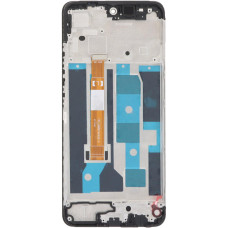 Дисплей с сенсорным экраном (модуль) Realme C65, черный с рамкой, оригинал