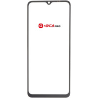 Скло фронтальне з OCA плівкою Xioami Redmi 12C/ Redmi 11A /Poco C55, чорне оригінал, G-OCA Pro