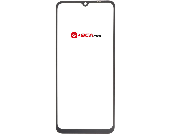 Скло фронтальне з OCA плівкою Xiaomi Redmi 12C /Redmi 11A /Poco C55, чорне, оригінал G-OCA Pro