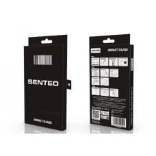 Защитное стекло SENTEO 9H Impact iPhone 16 Pro /17 Pro, Black