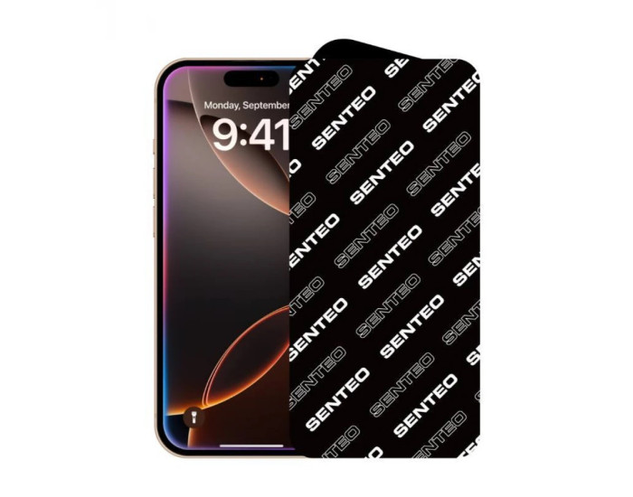Защитное стекло SENTEO 9H Protocol 1 iPhone 15 /iPhone 16, Black