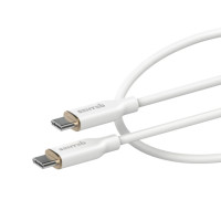 Кабель USB-C SENTEO SL-01 Silicone 100W Type-C to Type-C 1m, (white)