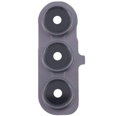 Стекло камеры для Samsung Galaxy S721 S24 FE с рамкой черное, Graphite