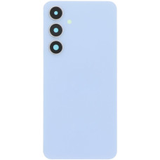 Задняя панель корпуса для Samsung S24 FE, голубая, Blue со стеклом камеры