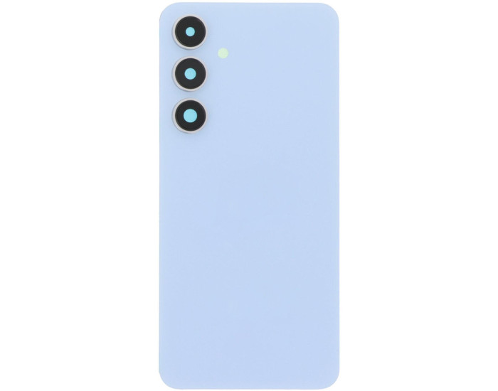 Задняя панель корпуса для Samsung S24 FE, голубая, Blue со стеклом камеры