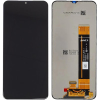 Дисплей з сенсорним екраном (модуль) Samsung A235 A23, чорний, оригінал REV1.2