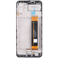 Дисплей с сенсорным экраном (модуль) Samsung A235 A23, черный, с рамкой оригинал REV1.2
