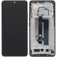 Дисплей с сенсорным экраном (модуль) Xiaomi Poco X6 Pro, черный, с рамкой оригинал
