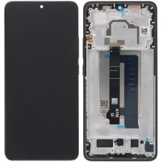 Дисплей с сенсорным экраном (модуль) Xiaomi Poco X6 Pro, черный, с рамкой оригинал