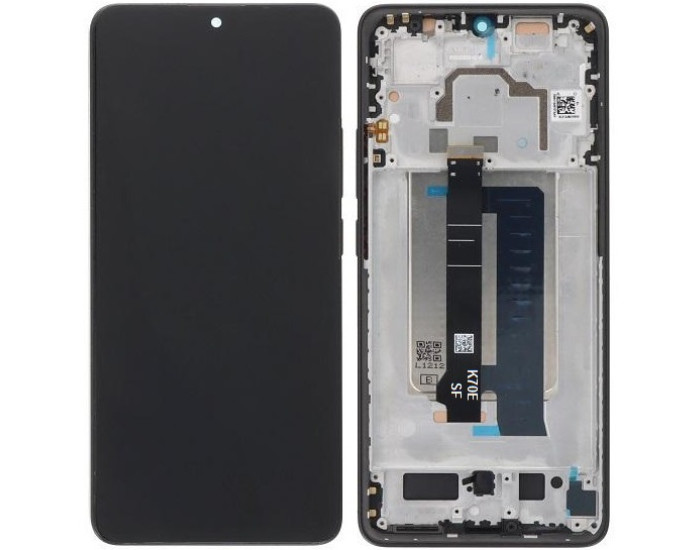 Дисплей с сенсорным экраном (модуль) Xiaomi Poco X6 Pro, черный, с рамкой оригинал