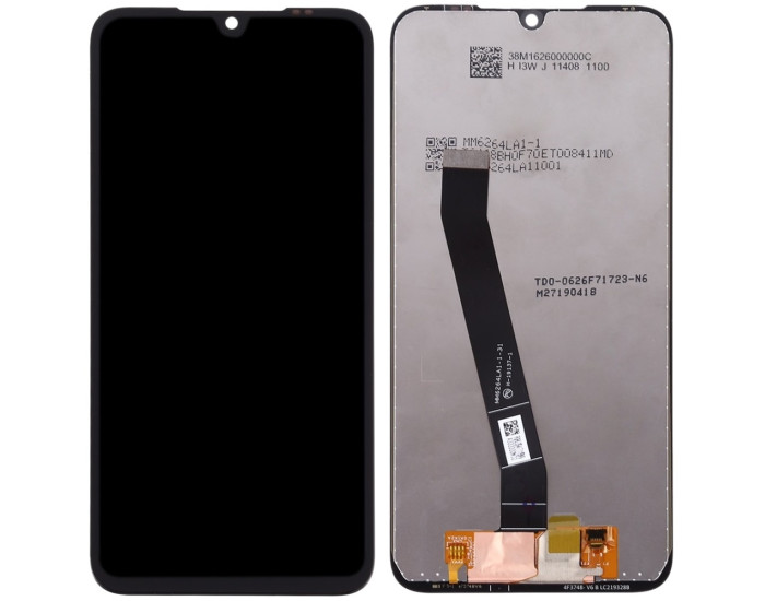 Дисплей с сенсорным экраном (модуль) Xiaomi Redmi 7, черный, с рамкой оригинал
