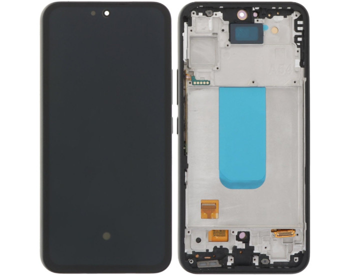 Дисплей з сенсорним екраном (модуль) Samsung A546 Galaxy A54 5G, чорний з рамкою Graphite, OLED