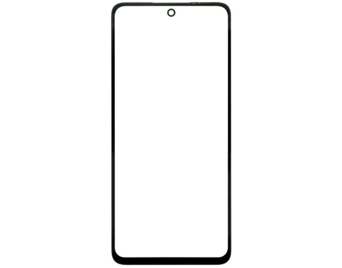 Стекло фронтальное с OCA-пленкой Huawei P Smart 2021 / Y7A /Honor 10x Lite, черное с олеофобным покрытием, оригинал