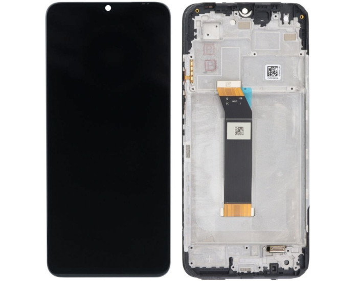 Дисплей с сенсорным экраном (модуль) Xiaomi Poco M4 5G /Poco M5 /Redmi 10 5G /Redmi Note 11E, черный с рамкой, оригинал