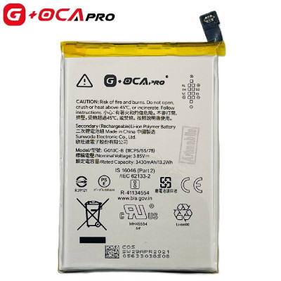 Акумулятор Google Pixel G013C-B, 3430 мАг оригінал G+OCA PRo