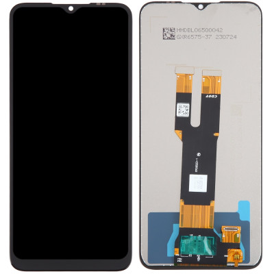 Дисплей с сенсорным экраном (модуль) Nokia C22 / C32, черный, оригинал