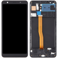 Дисплей с сенсорным экраном (модуль) Samsung A750 Galaxy A7 (2018) черный с рамкой, TFT (In-Cell)