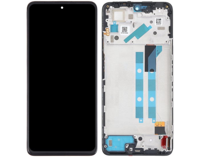 Дисплей з сенсорним екраном (модуль) Xiaomi Redmi Note 12 Pro 4G, чорний з рамкою, OLED