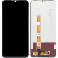 Дисплей з сенсорним екраном (модуль) Oppo A15 / A15s / A35 / Realme C11 / C12 / C15 / Narzo 30A / Realme 7i ( Global) HTF065H093-A0 версія 1, чорний, оригінал