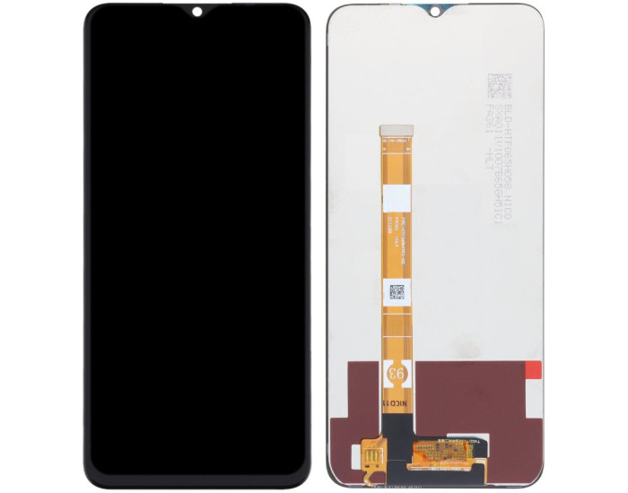 Дисплей с сенсорным экраном (модуль) Oppo A15 / A15s / A35 /  Realme C11 / C12 / C15 / Narzo 30A / Realme 7i ( Global) HTF065H093-A0 версия 1, черный, оригинал