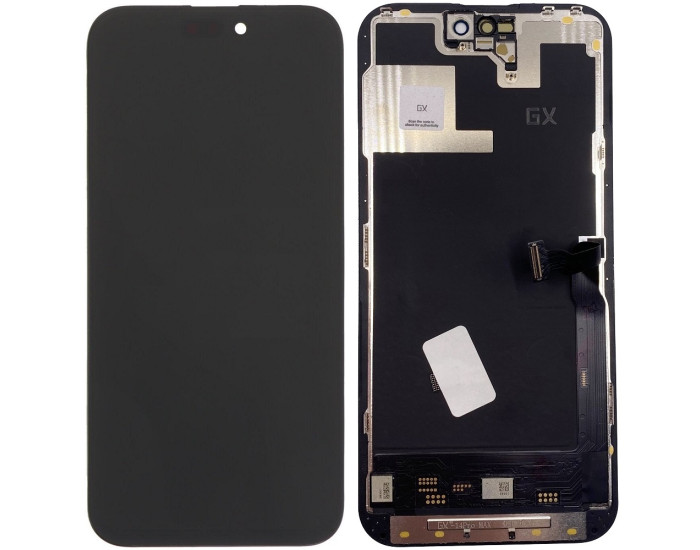 Дисплей з сенсорним екраном (модуль) iPhone 14 Pro Max, чорний, OLED OEM Hard, GX
