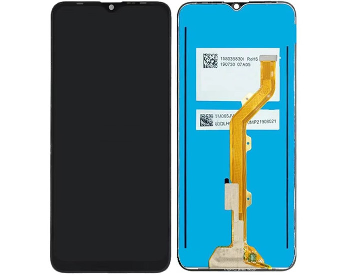 Дисплей с сенсорным экраном (модуль) Tecno Spark 4 KC2 /KC8 /Camon 12 CC7 /Infinix Hot 8 X650, черный оригинал