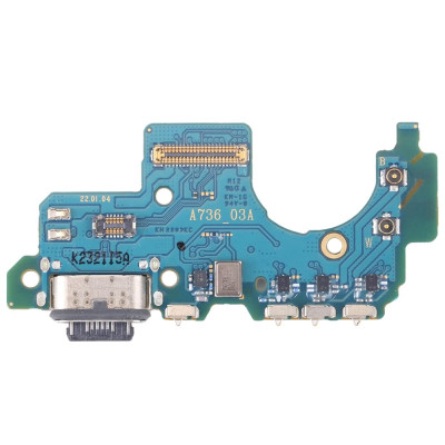 Шлейф для Samsung A736 Galaxy A73 5G, конектора зарядки, мікрофона, оригінал