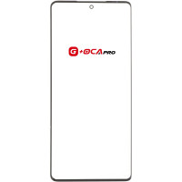 Скло фронтальне c OCA-пленкой Motorola XT2429 Moto Edge 50 Fusion, чорне, оригінал G+OCA Pro