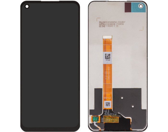 Дисплей с сенсорным экраном (модуль) Realme 6/6S/7, p/n 1540396362, черный, оригинал