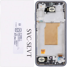 Дисплей с сенсорным экраном (модуль) Samsung A356 Galaxy A35, черный, с рамкой Navy, сервисная упаковка, оригинал