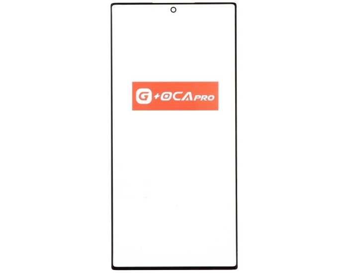 Стекло фронтальное с OCA-пленкой для Samsung S908 S22 Ultra 5G, черное, оригинал G+OCA-PRo