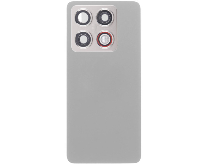 Задняя панель корпуса для Xiaomi 14T, белая со стеклом камеры