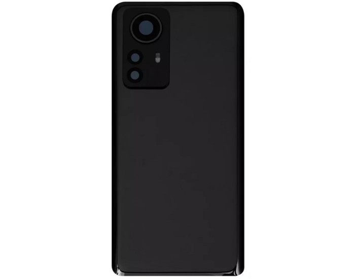 Задняя панель корпуса для Xiaomi 12 Pro, Gray со стеклом камеры, оригинал