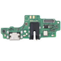 Шлейф для Tecno Spark 6 Go, KE5J / Spark Go 2020 KE5S  коннектора зарядки, микрофона, с компонентами оригинал