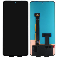 Дисплей с сенсорным экраном (модуль) Motorola XT2347 Moto G84, черный, оригинал P-OLED