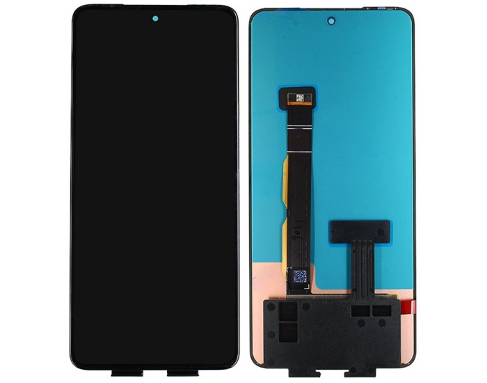 Дисплей з сенсорним екраном (модуль) Motorola XT2347 Moto G84, чорний, оригінал P-OLED